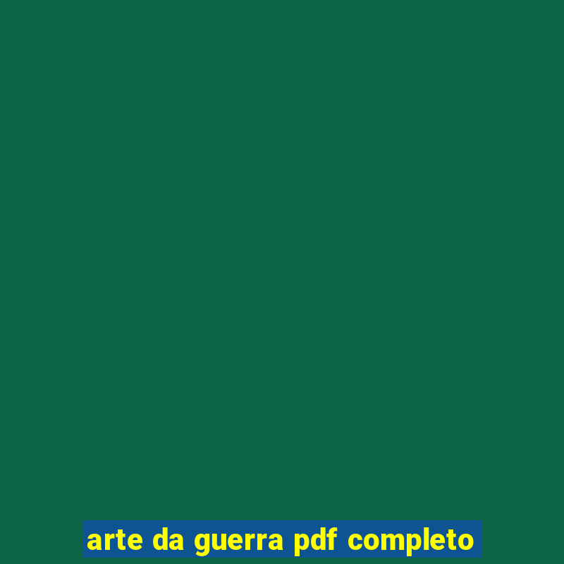 arte da guerra pdf completo